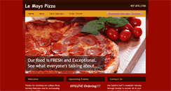 Desktop Screenshot of lemayspizza.com